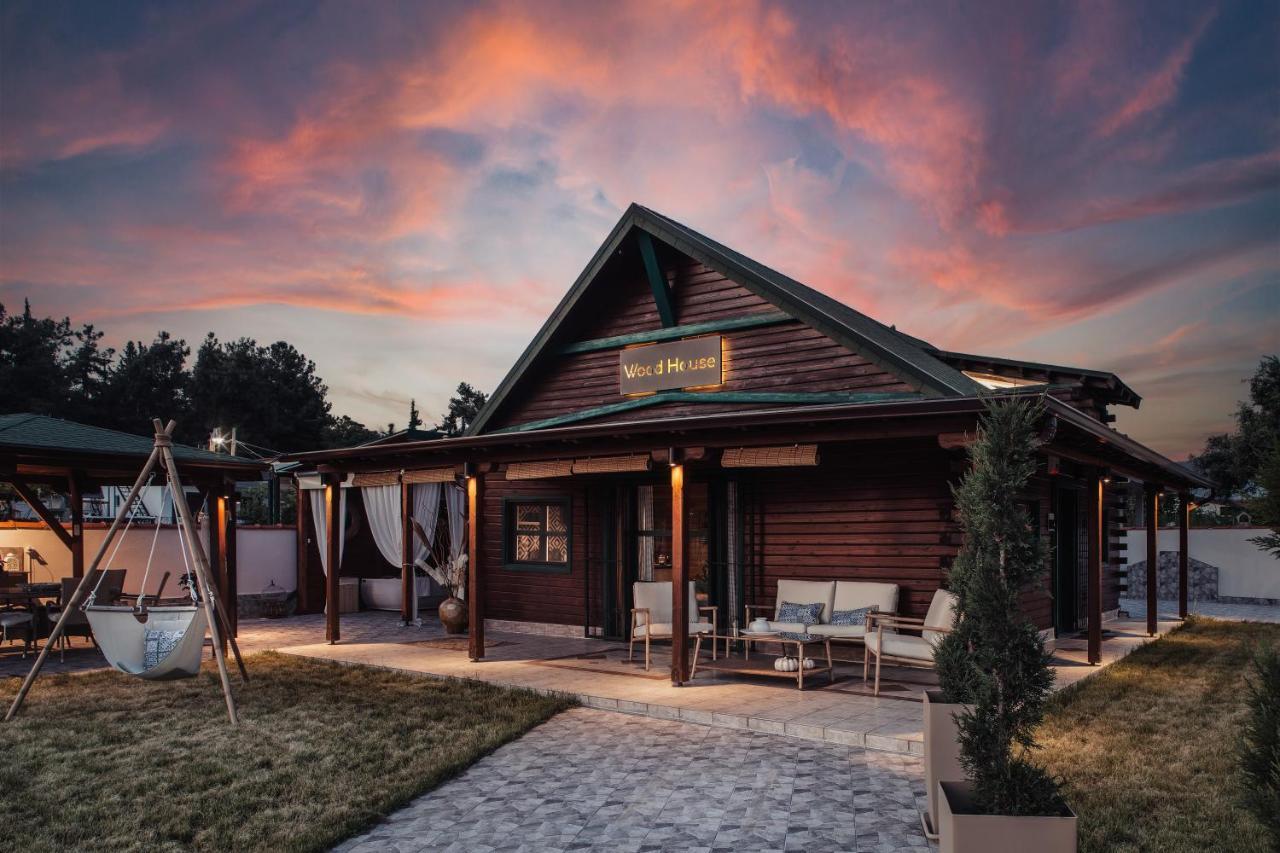 Wood House "Private Spa" Vergia Екстериор снимка